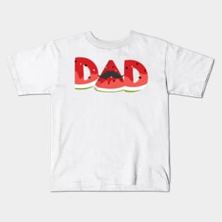 'Dad Watermelon' Cool Watermelon Family Matching Kids T-Shirt